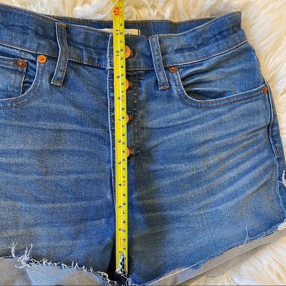 Madewell High Rise Denim Shorts 27 - Picture 7 of 11